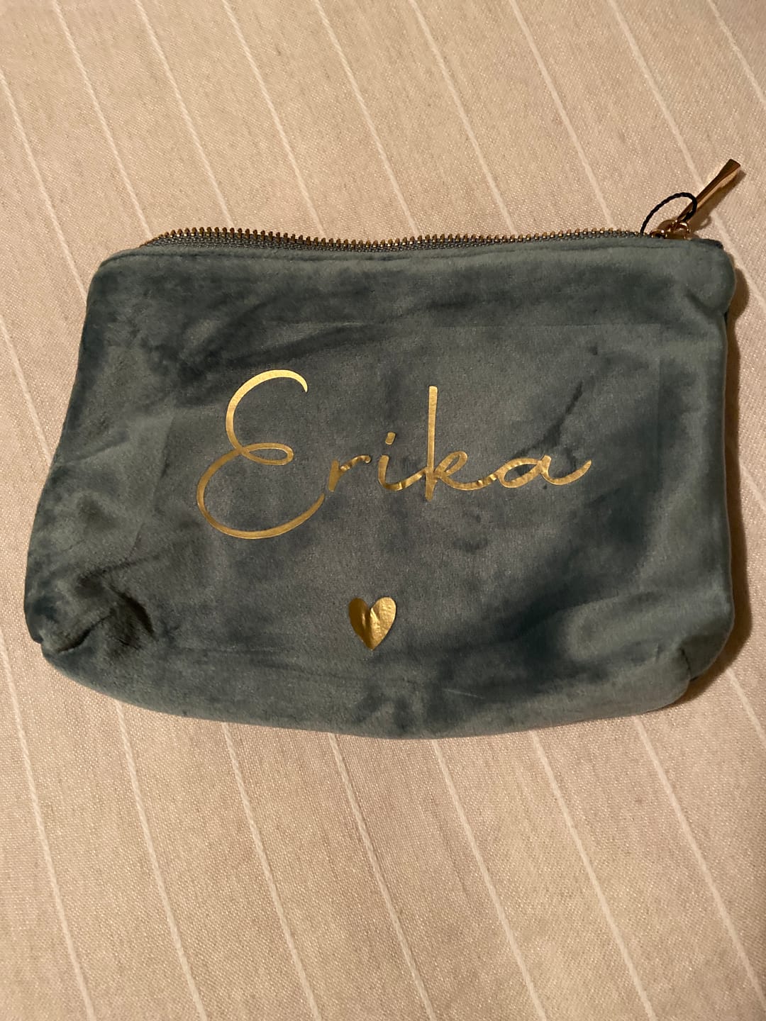 Customer photo review of La mia borsa per cosmetici - Borsa personalizzata per trucchi e cosmetici con nome