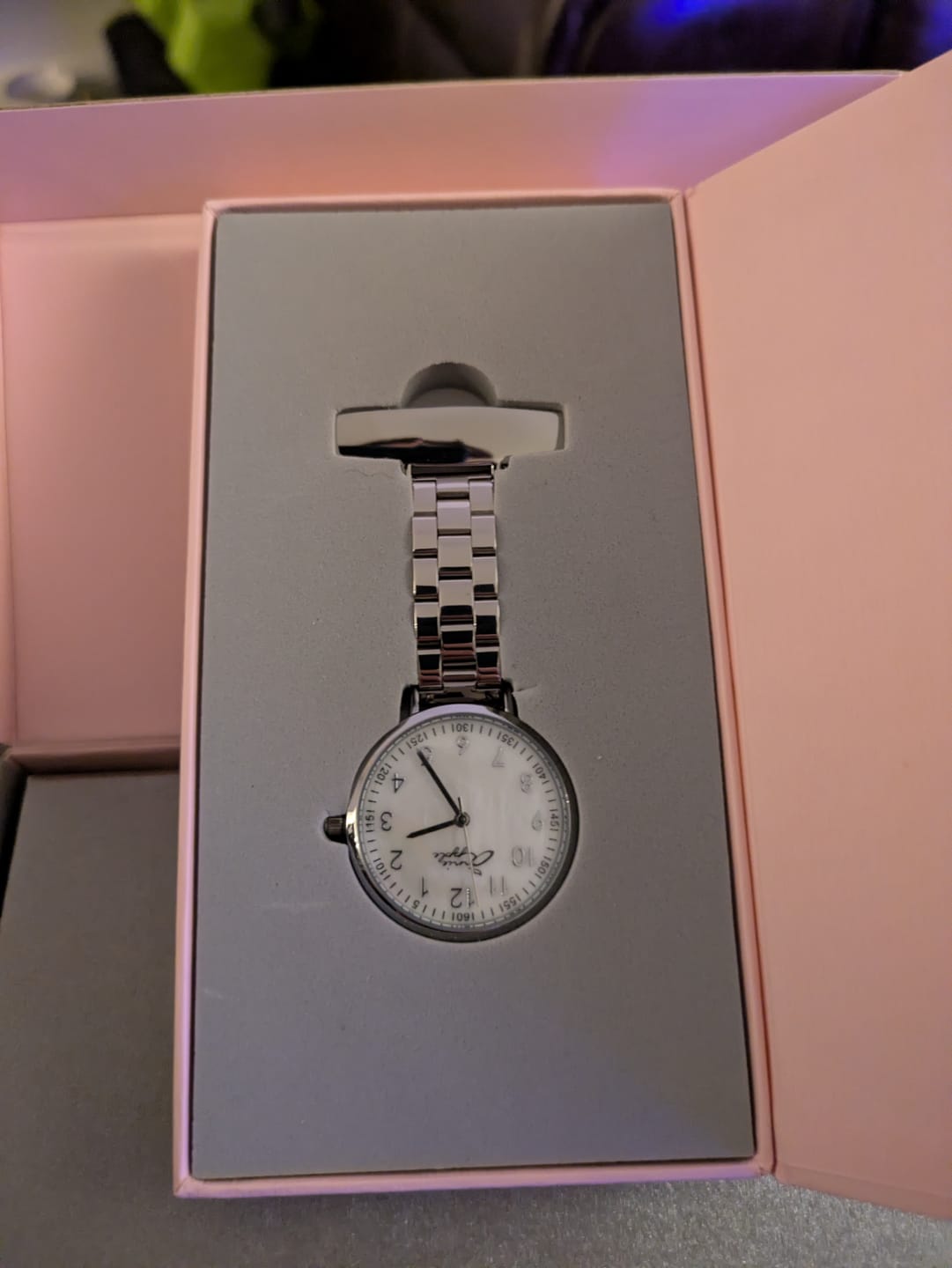 Customer photo review of Meraki Mother of Pearl/Silver Link Fob 35