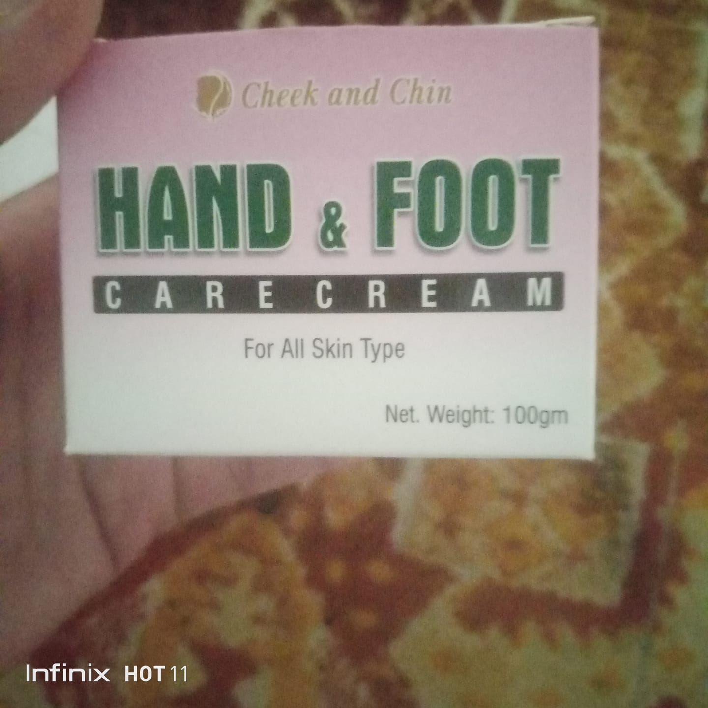Customer photo review of Hand and Foot cream