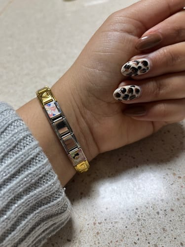Customer photo review of Pulsera Italiana Clásica para Charms