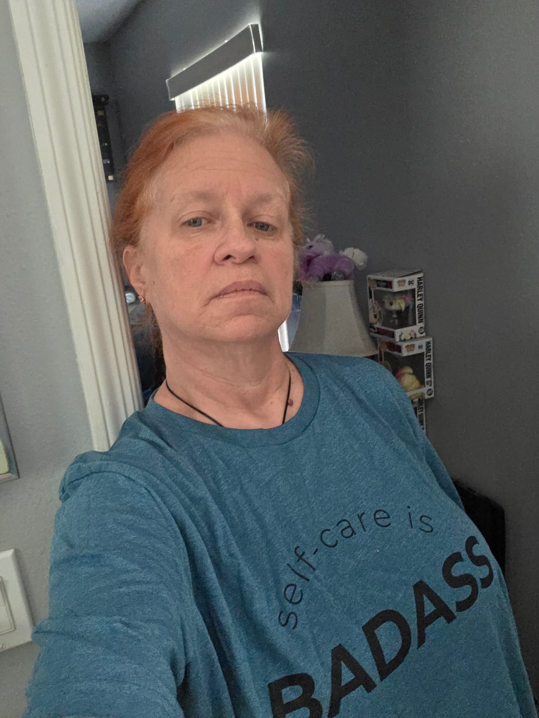 Customer photo review of Self-Care Is Badass T-Shirt