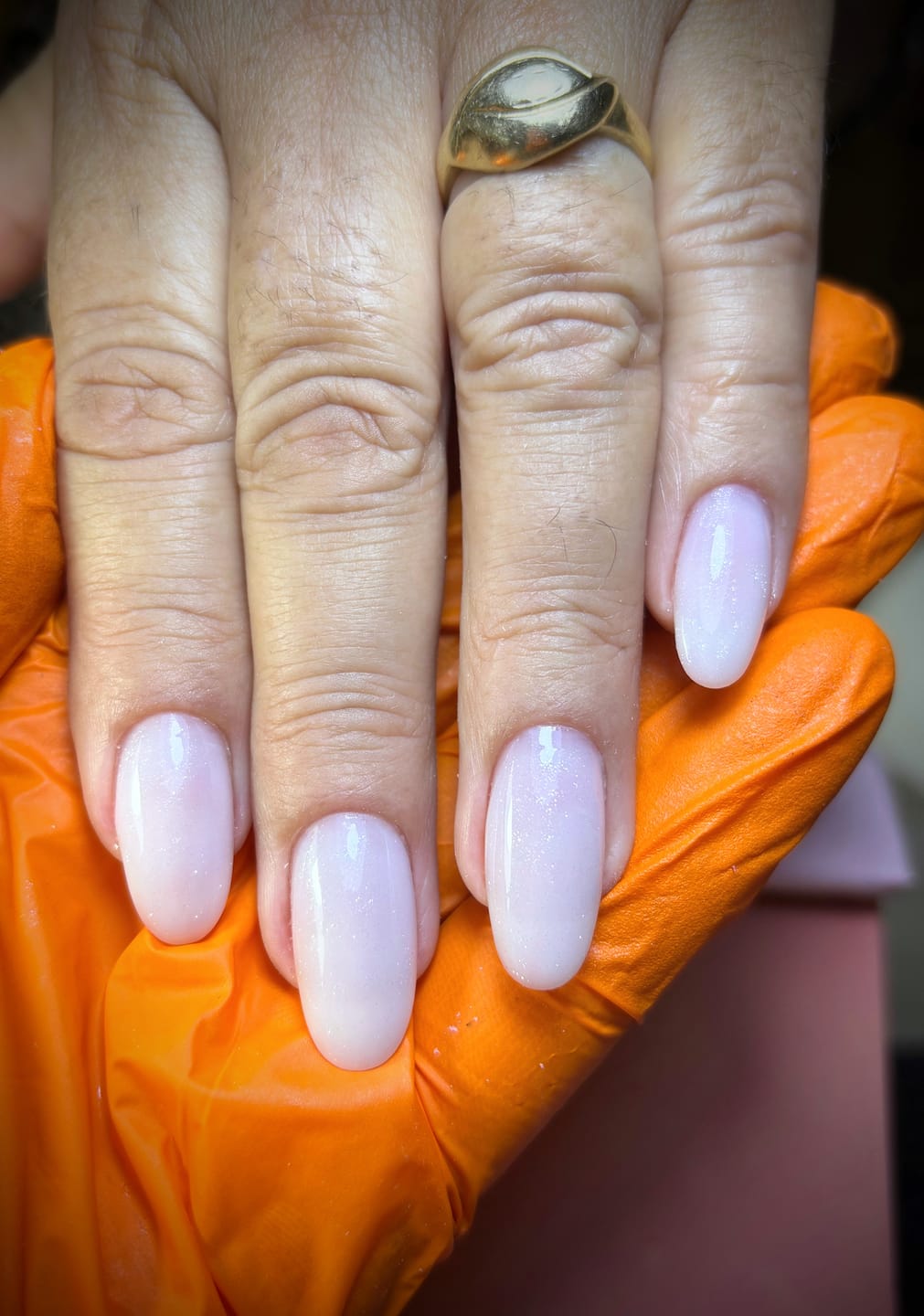 Customer photo review of Shimmer 02 Builder Gel