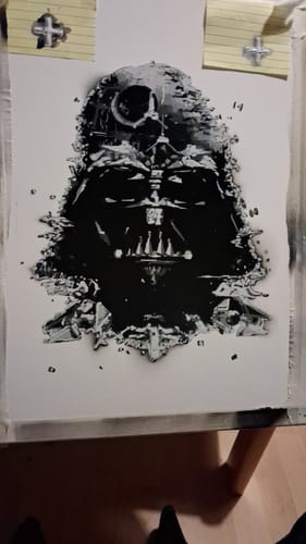 Customer photo review of Custom Stencil