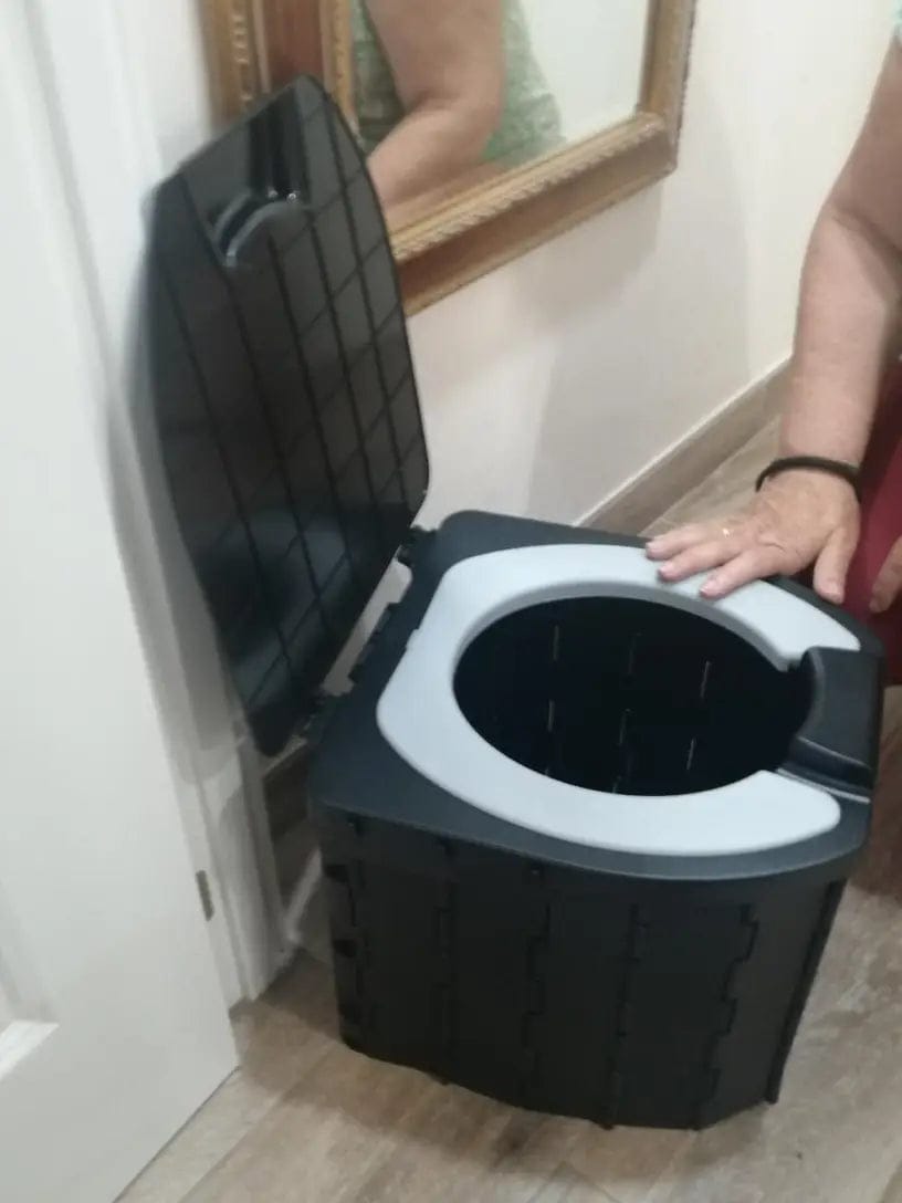 Customer photo review of Toilettes Portables Pliables