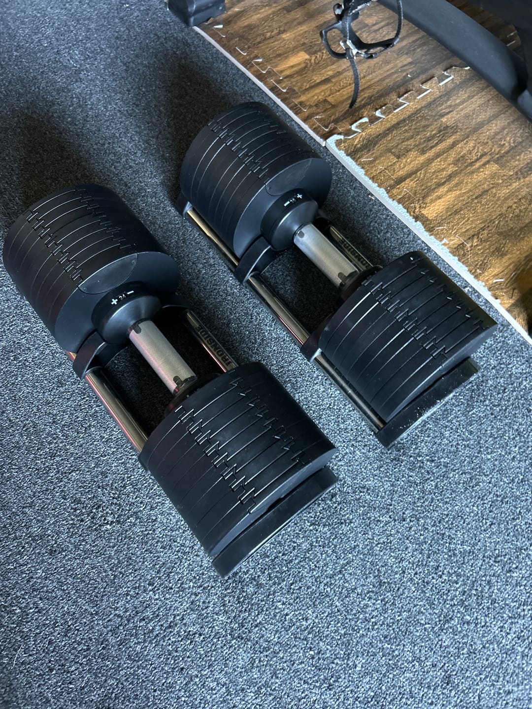 Customer photo review of Mancuerna Ajustable 36 kg IRONSIDE Block