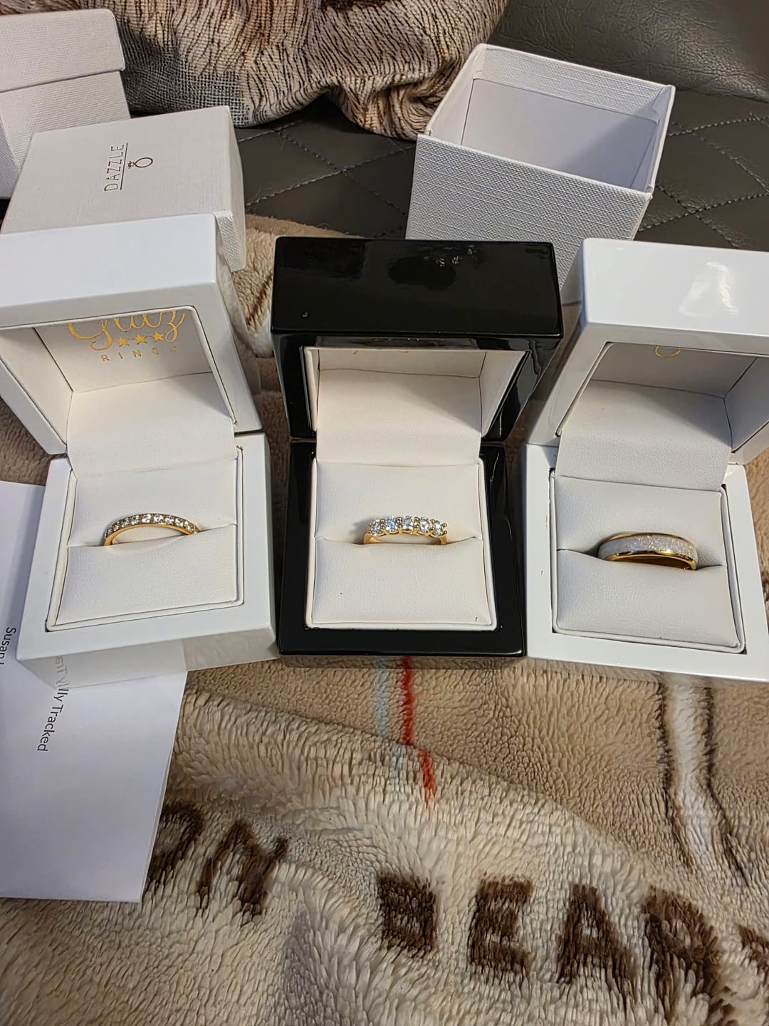 Customer photo review of The Golden White Opal 6mm Wonder Ring