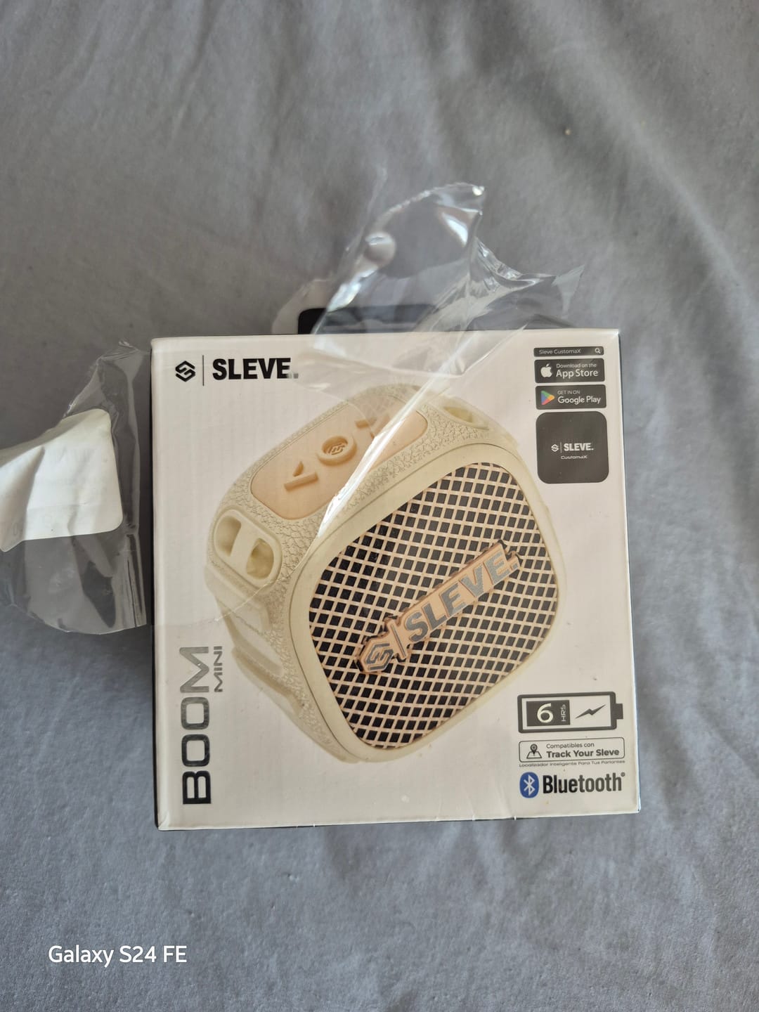 Customer photo review of Parlante Bluetooth Sleve Boom Mini