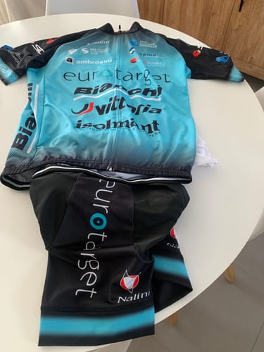 Customer photo review of 2020 Bianchi Short Sleeve Cycling Kits