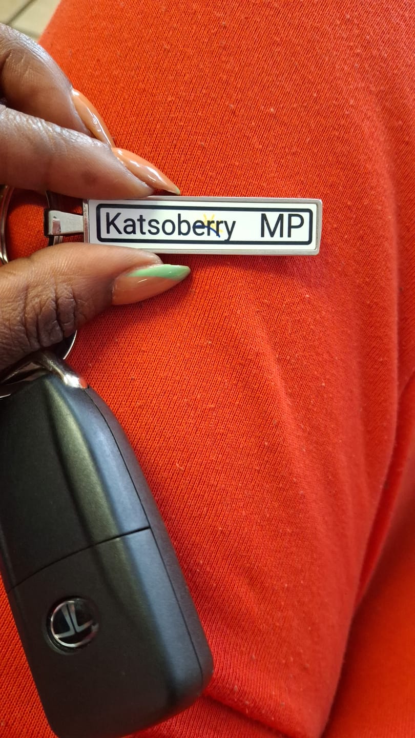 Customer photo review of Number Plate Keyring