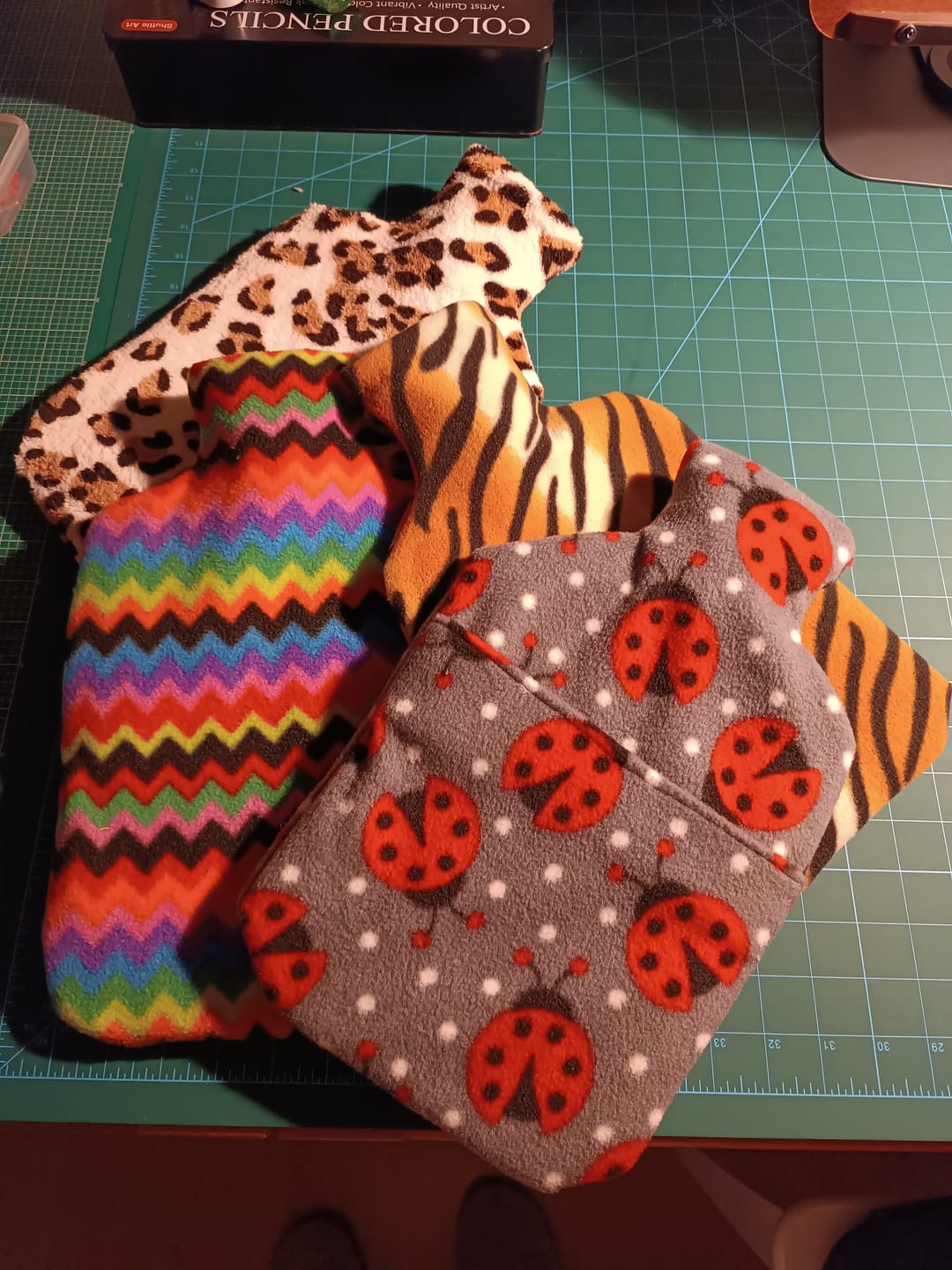 Customer photo review of Tiger Anti Pill Polar Fleece Fabric
