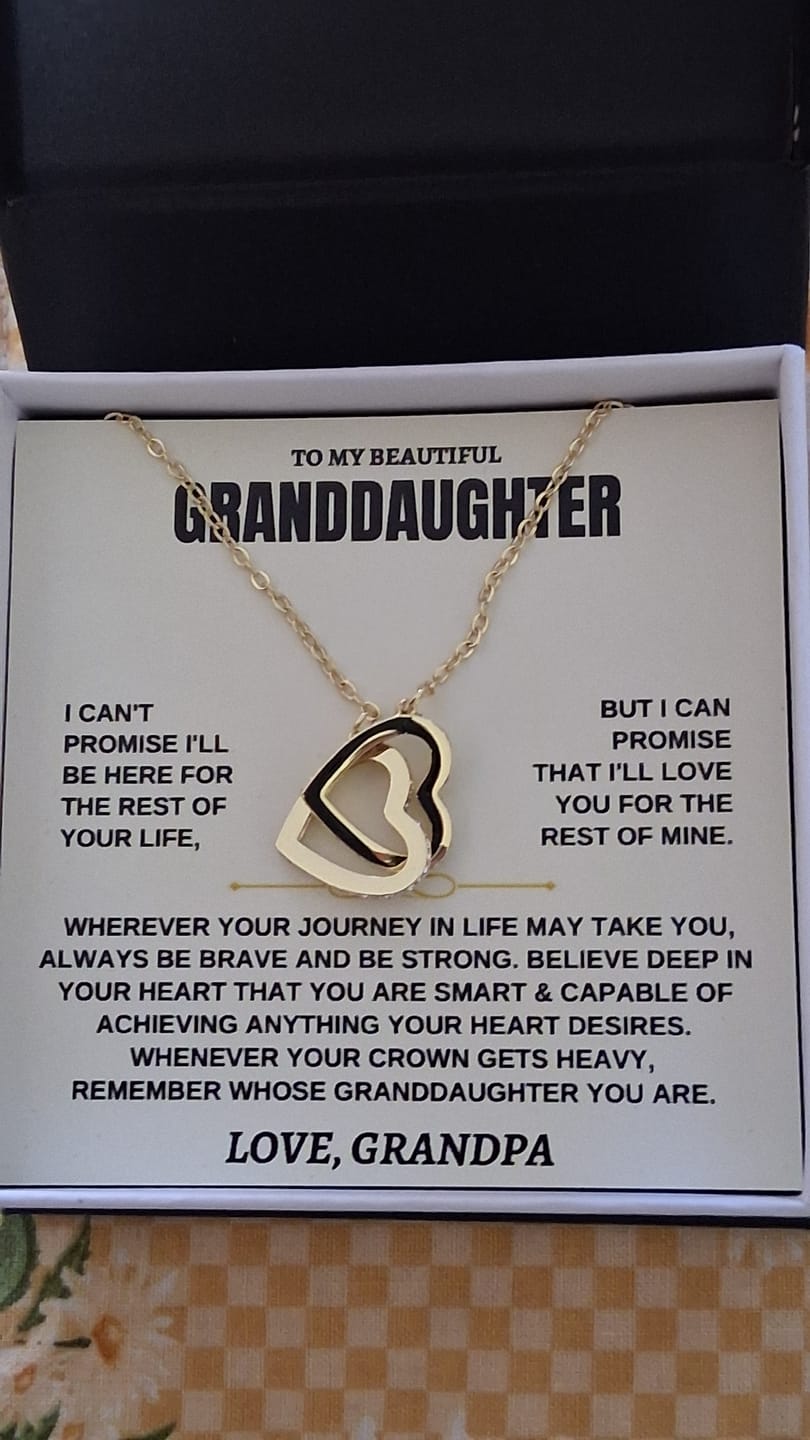 Customer photo review of To My Granddaughter - Forever Linked Hearts - Gift Set - SS117