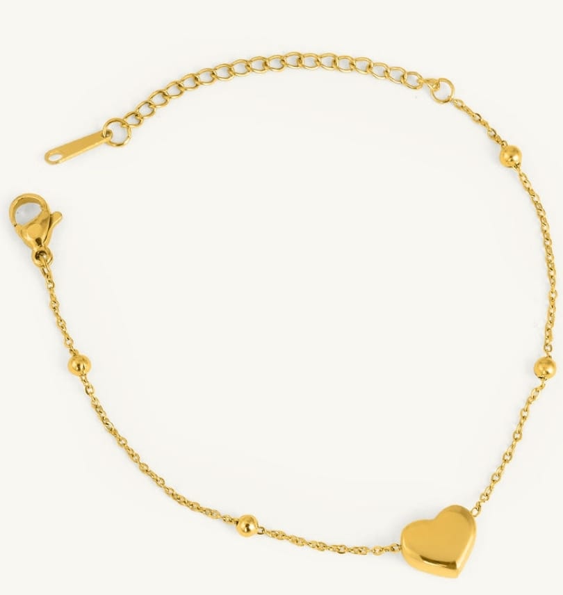 Customer photo review of Heart Charm Bracelet