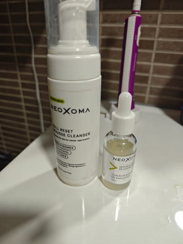 Customer photo review of Pack Sérum Ultra Rejuvenecedor & Limpiador Facial Cell Reset