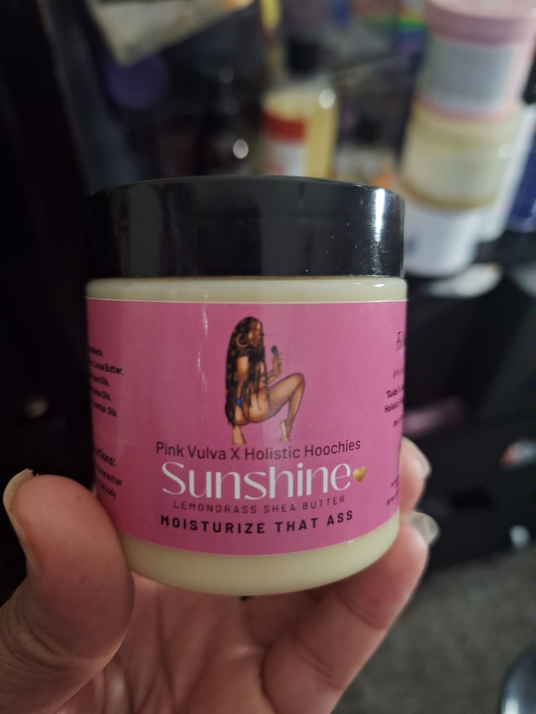 Customer photo review of ☀️✨ 4oz SUNSHINE LEMONGRASS SHEA BUTTER☀️✨