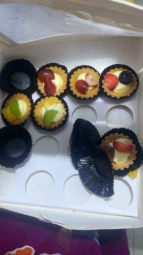 Customer photo review of Mini Fruit Tarts (Cream Cheese) [Available in Klang Valley, Seremban & Penang]