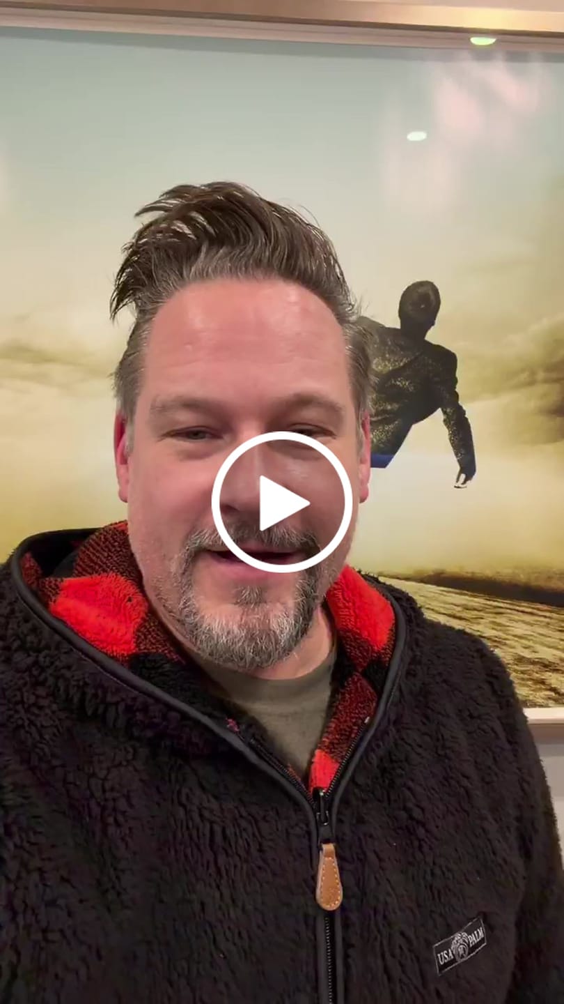 Customer video review of Reversible Sherpa Full Zip Hoodie