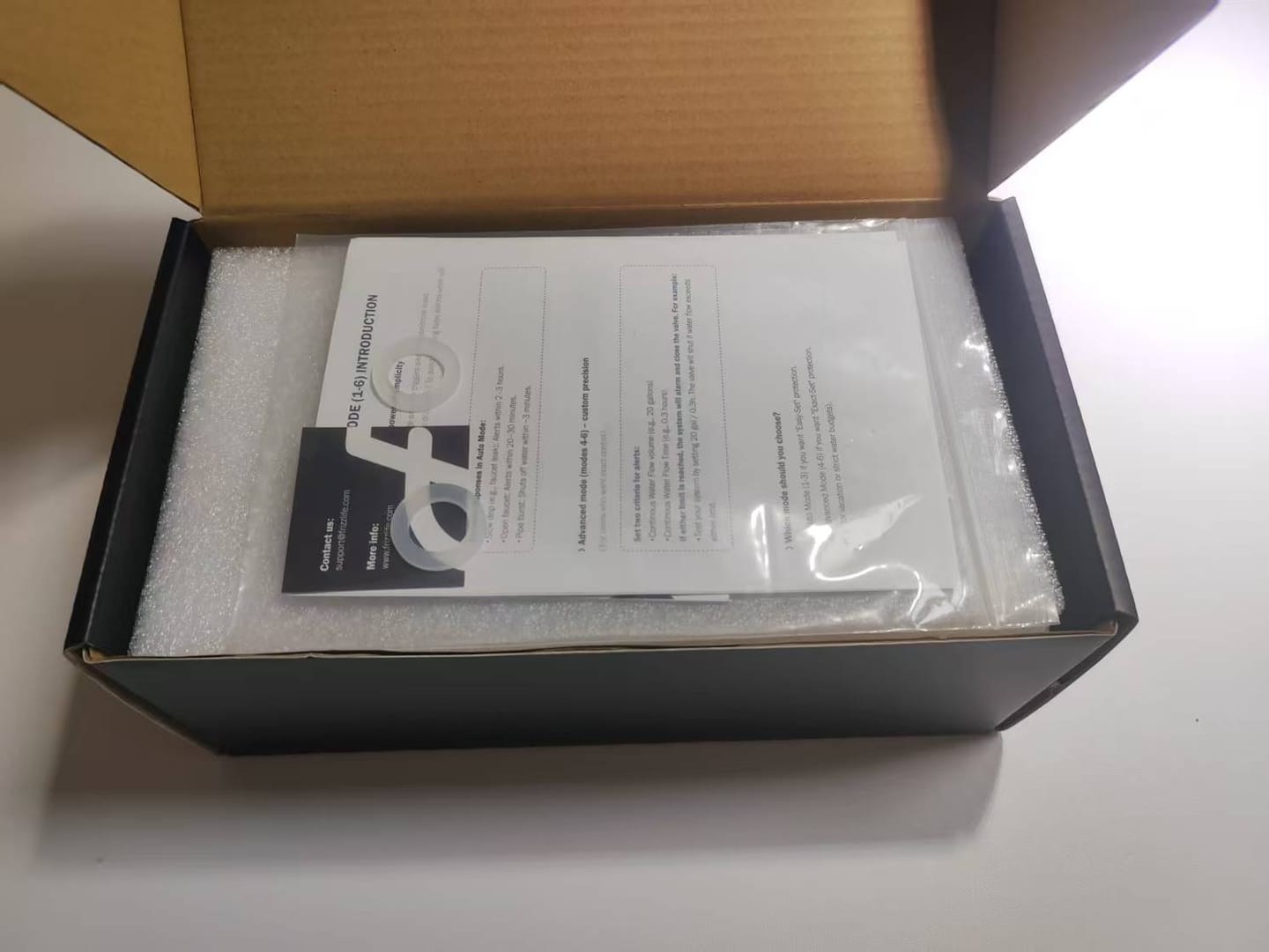 Customer photo review of Frizzlife LP365 Smart Water Monitor and Automatic Shutoff Sensor,LP365