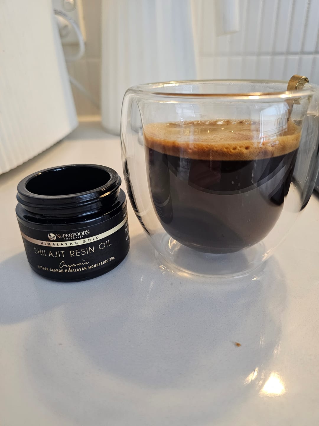 Customer photo review of Shilajit Resin Oil Himalayan Gold
