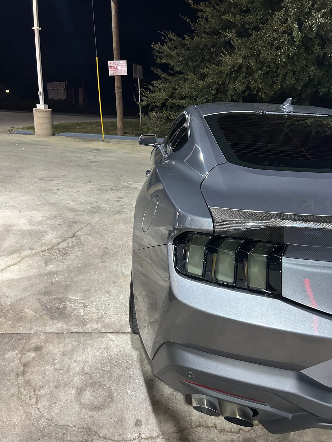Customer photo review of 2024-2025 Mustang S650 Euro Style Taillights Amber Turn Signal Sequential