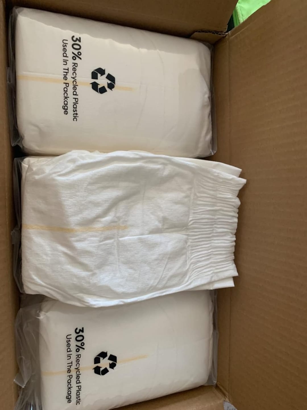 Customer photo review of Bamboo Diaper Trial Pack
