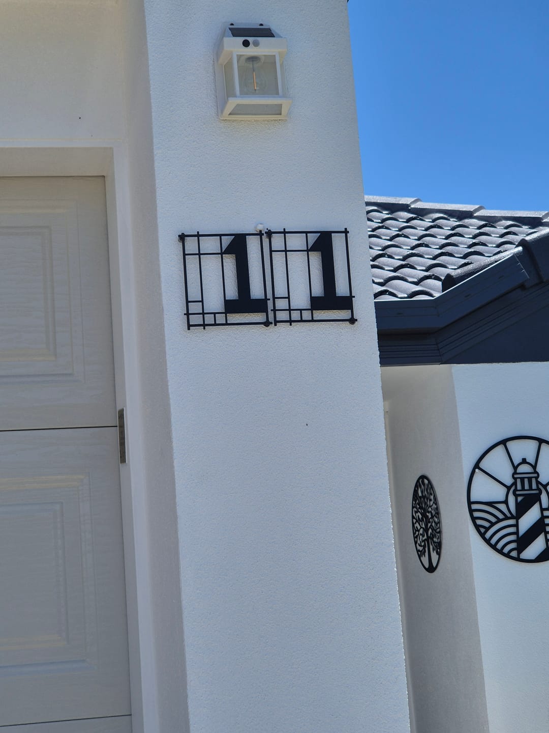 Customer photo review of Mondrian House Numbers