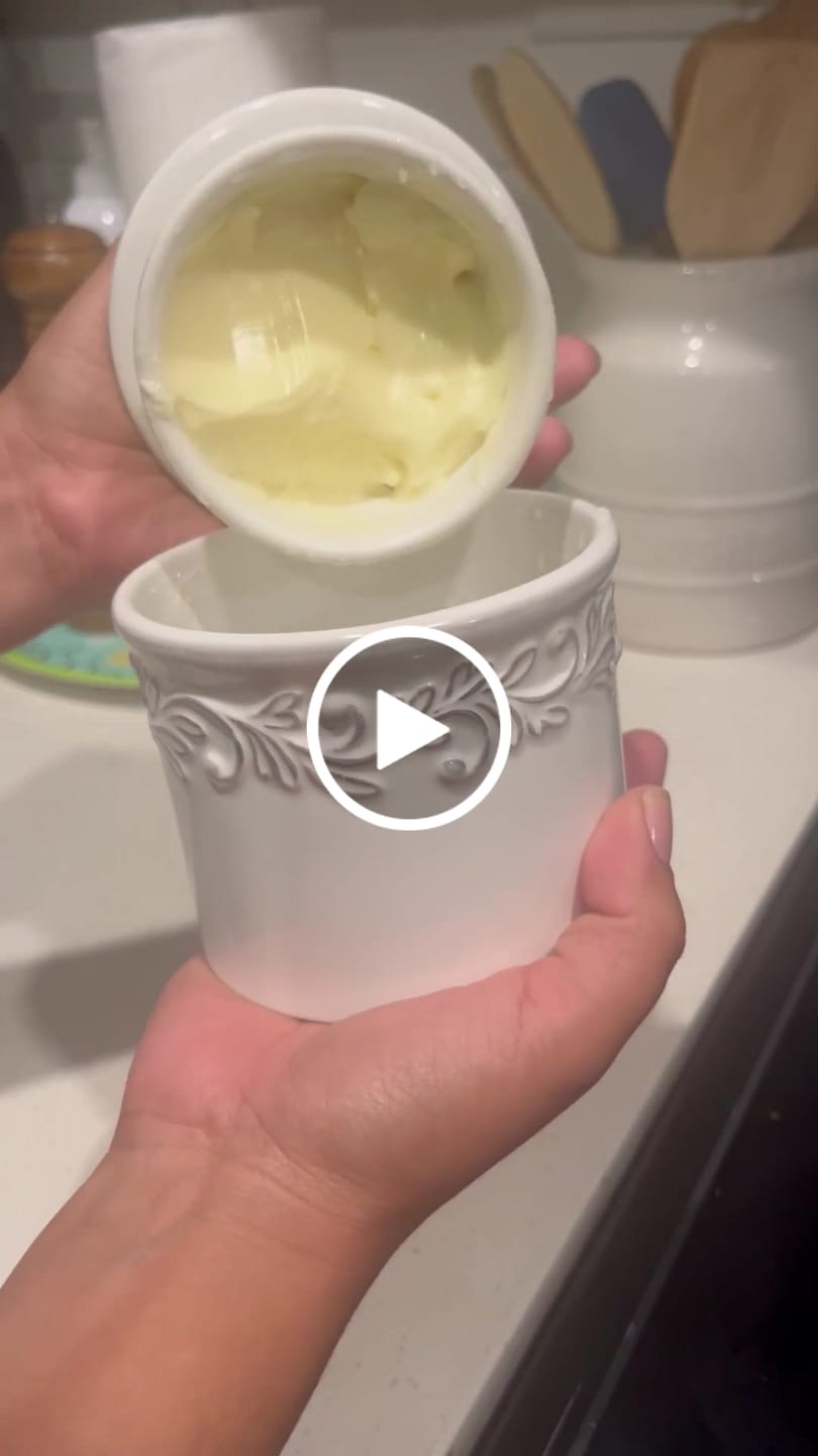 Customer video review of White Linen Antique Butter Bell Crock