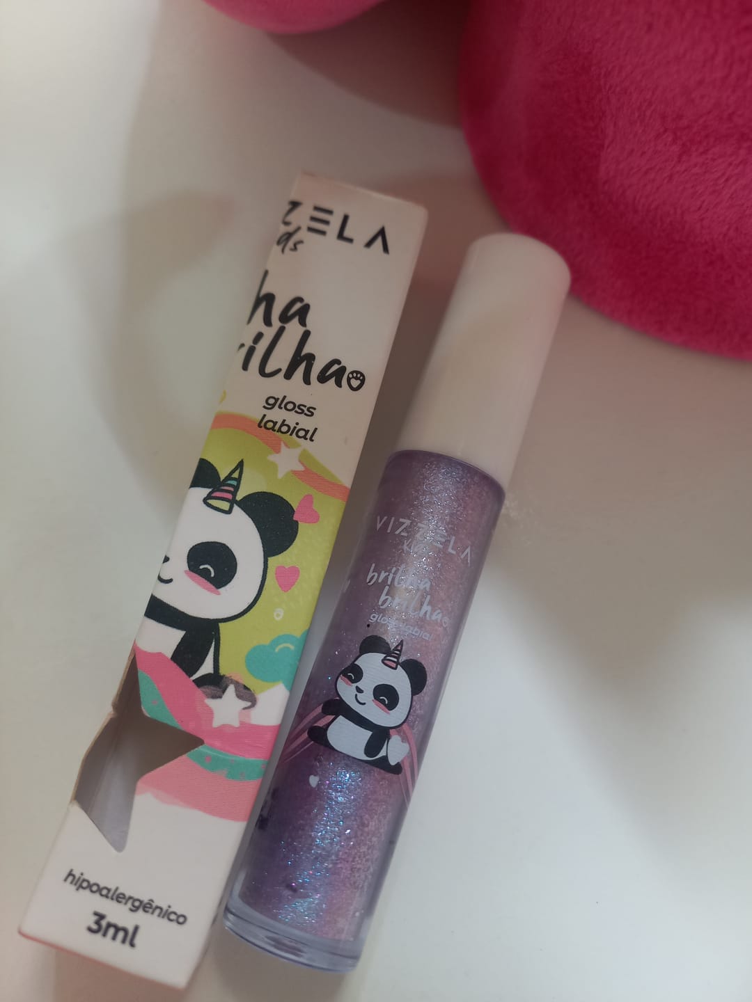 Customer photo review of Gloss Infantil Brilha Brilha