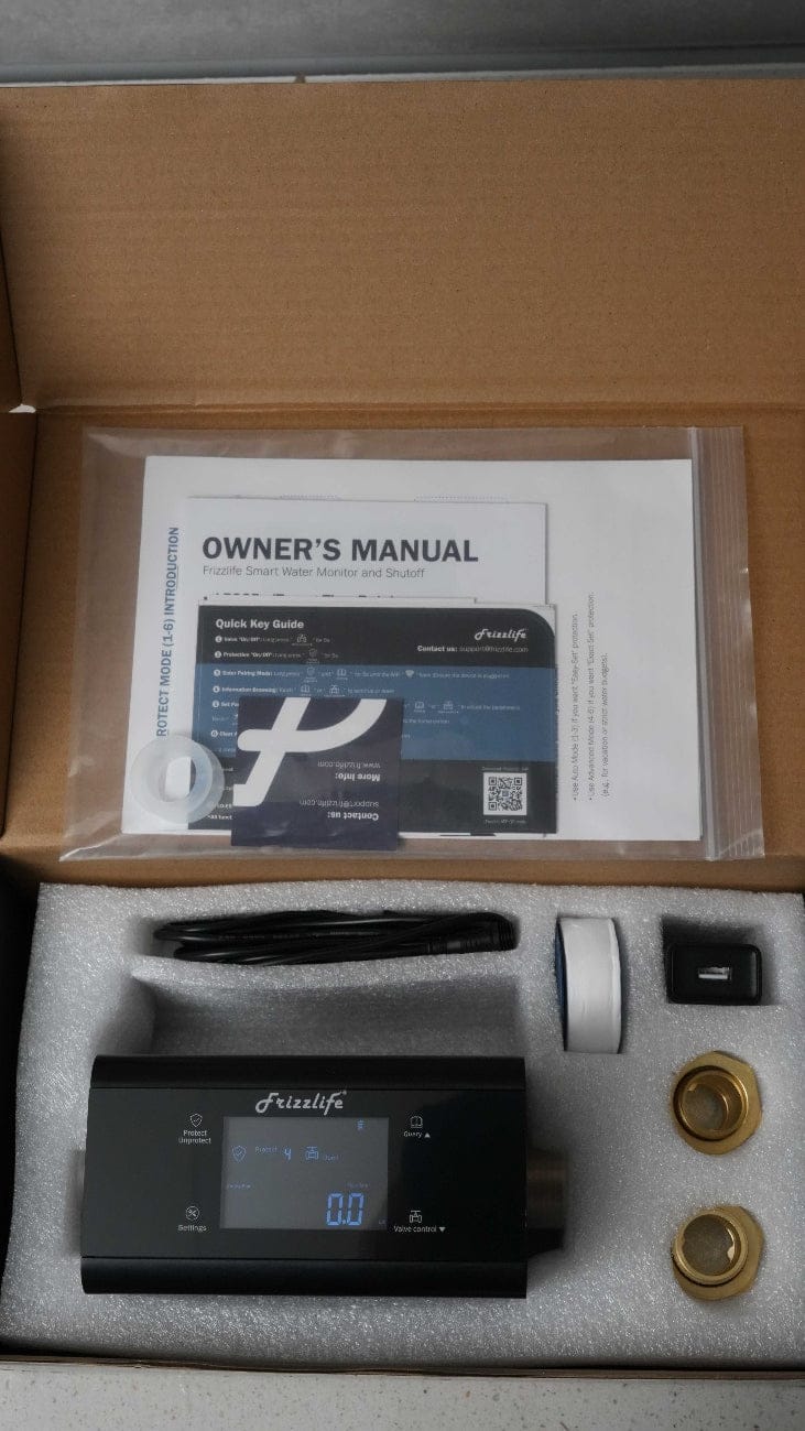 Customer photo review of Frizzlife LP365 Smart Water Monitor and Automatic Shutoff Sensor,LP365