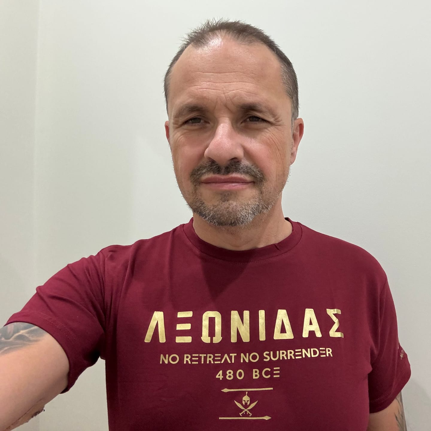 Customer photo review of Nemesis T-Shirt - Onyx (Alexander The Great - Black Edition)