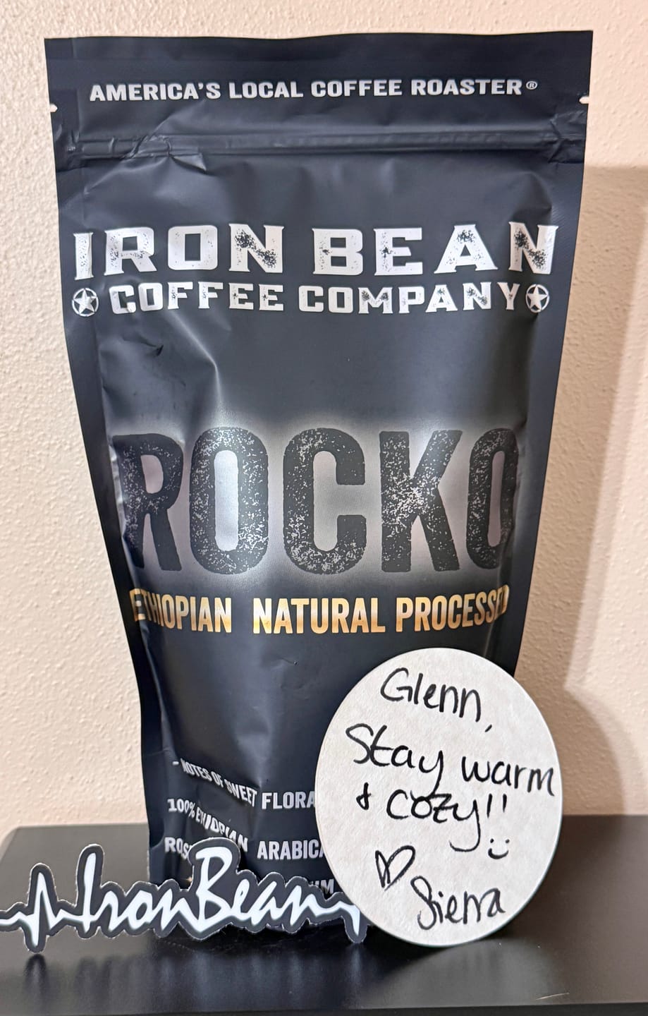 Customer photo review of ROCKO - Ethiopian Natural Process - Medium Roast