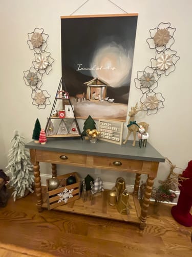 Customer photo review of Large Poster: Immanuel God with Us