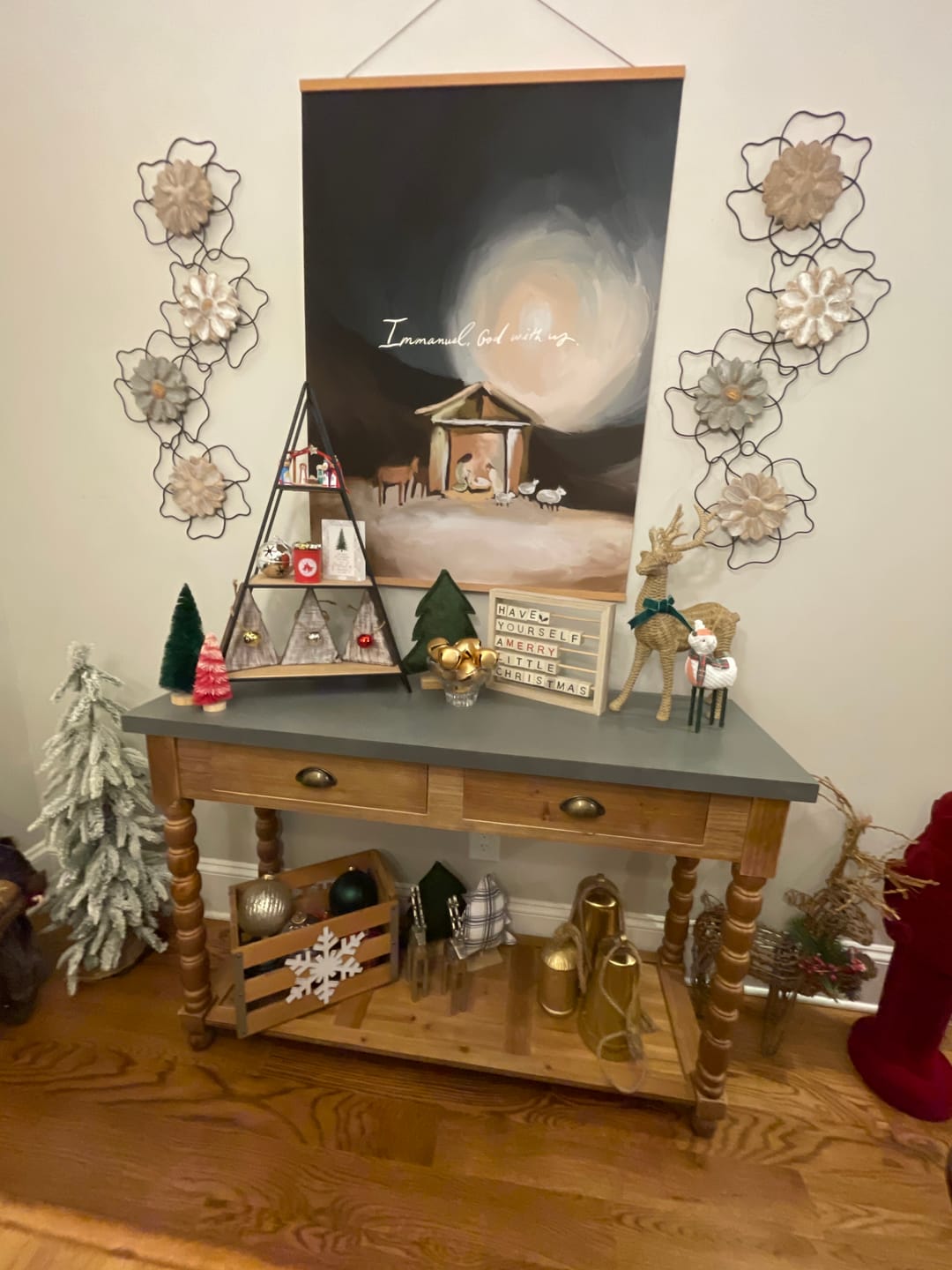 Customer photo review of Large Poster: Immanuel God with Us