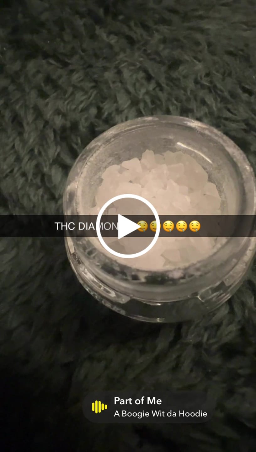 Customer video review of THCa Diamonds