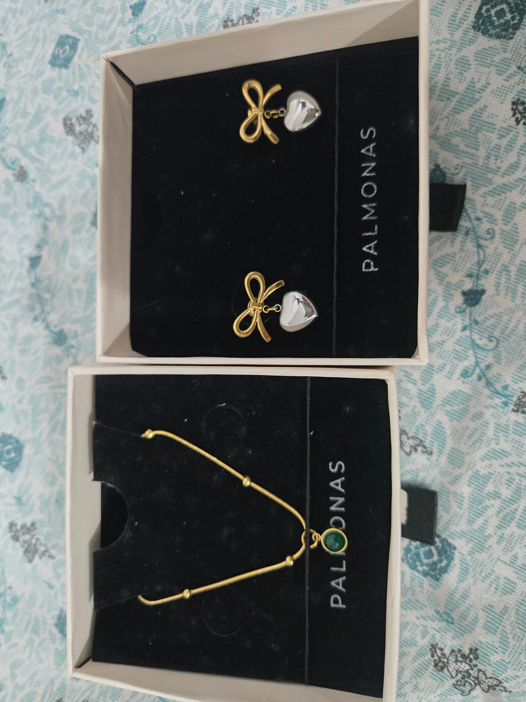 Customer photo review of Emerald Glow Pendant
