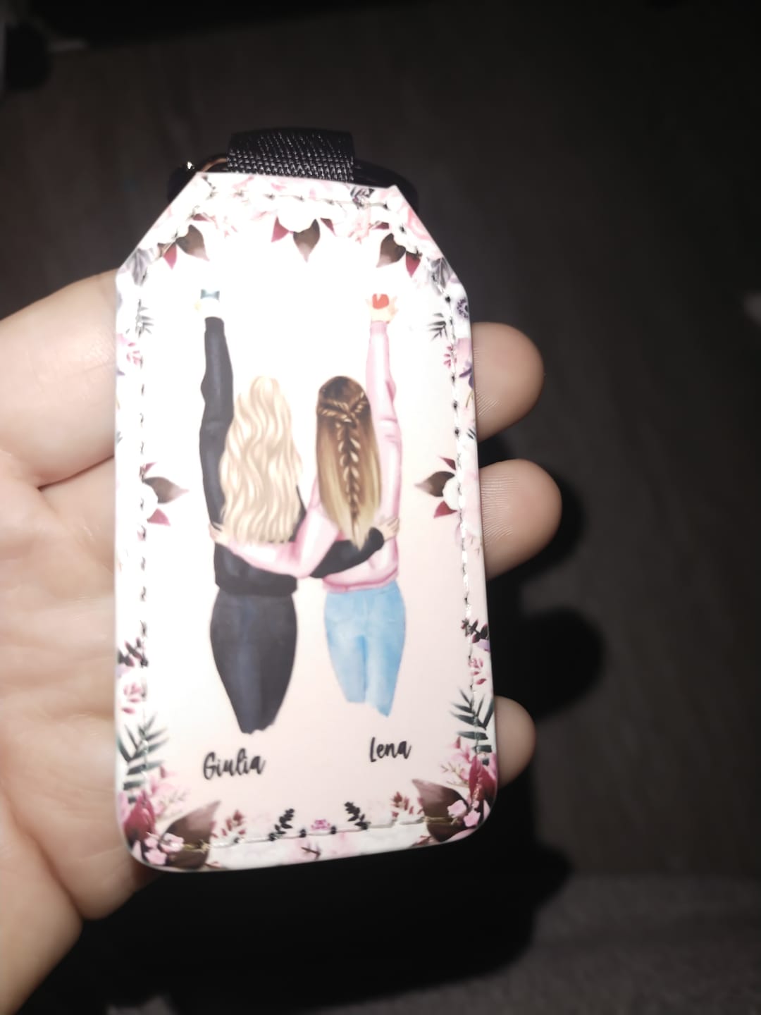 Customer photo review of Best friends forever - Personalisierter Schlüsselanhänger aus Kunstleder
