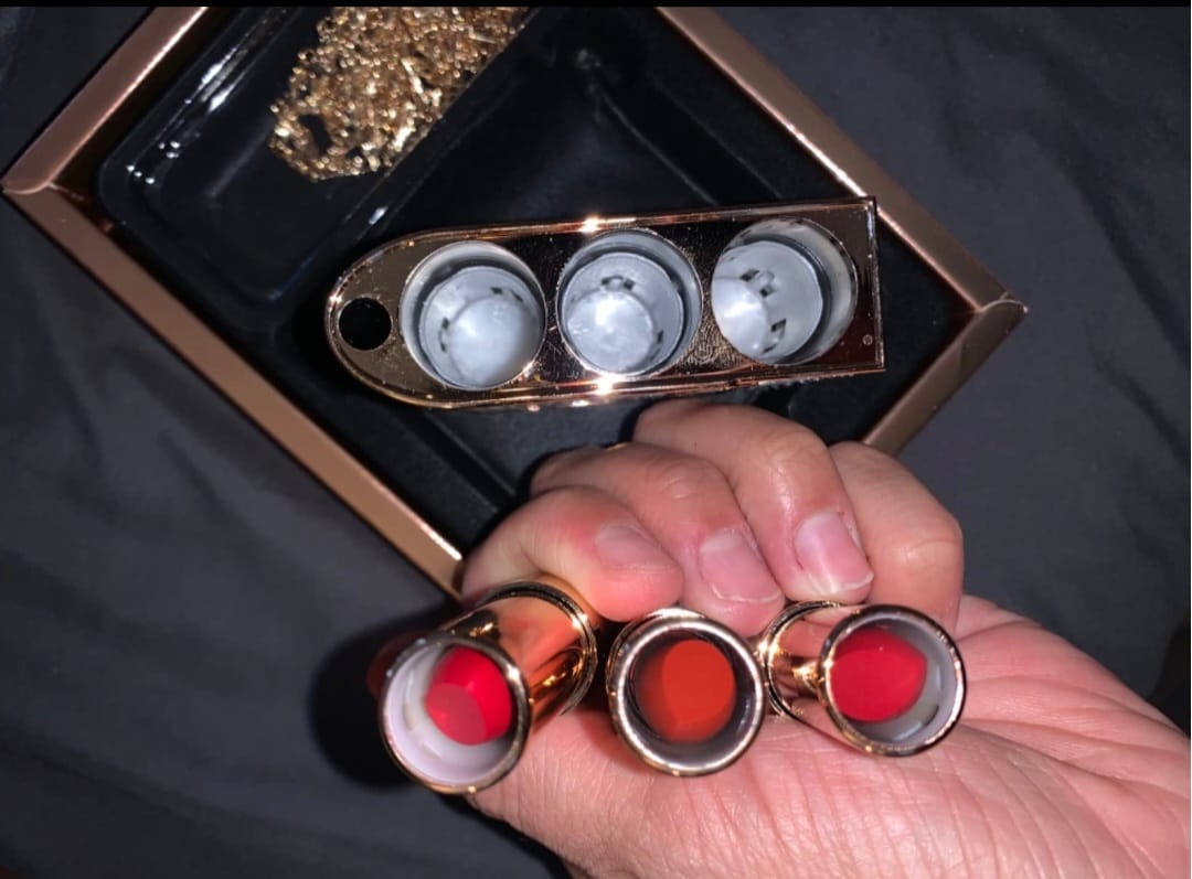 Customer photo review of Velvet Kiss Trio