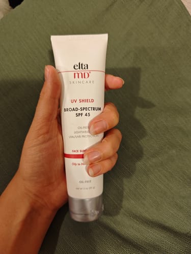 Customer photo review of eltaMD UV Shield SPF 45