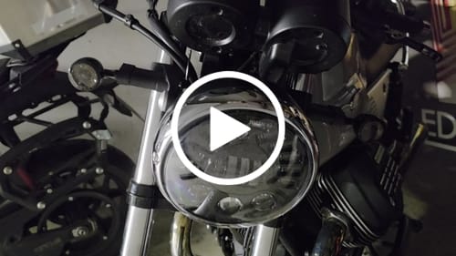 Customer video review of Phare Full LED HALO G2 "Alien"