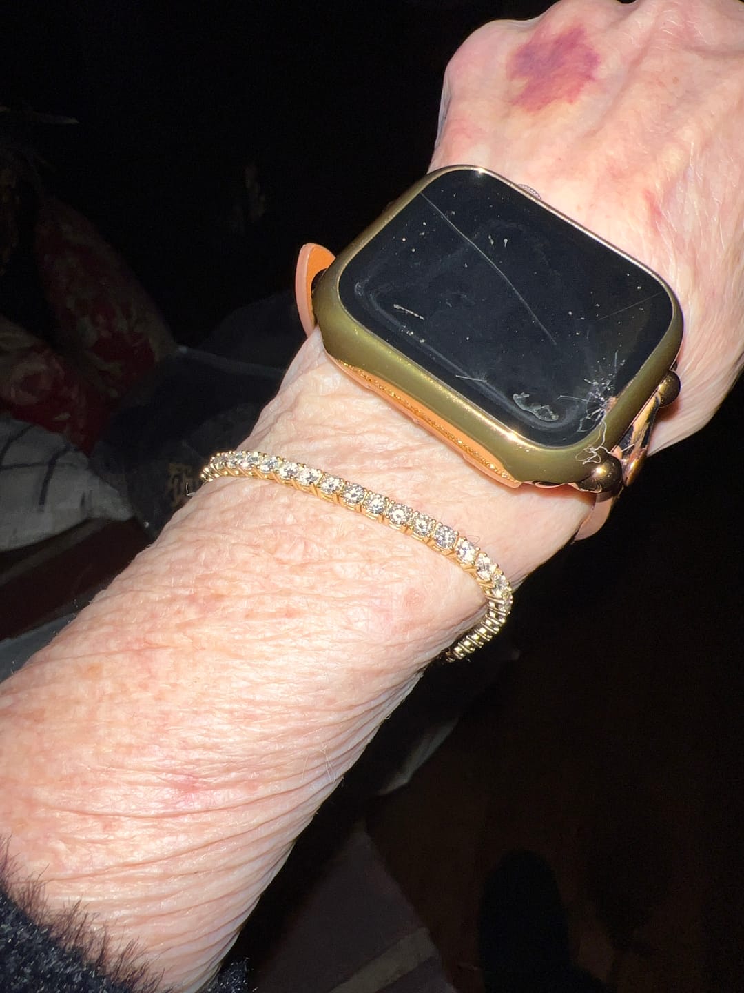 Customer photo review of Classic Moissanite Tennis Bracelet