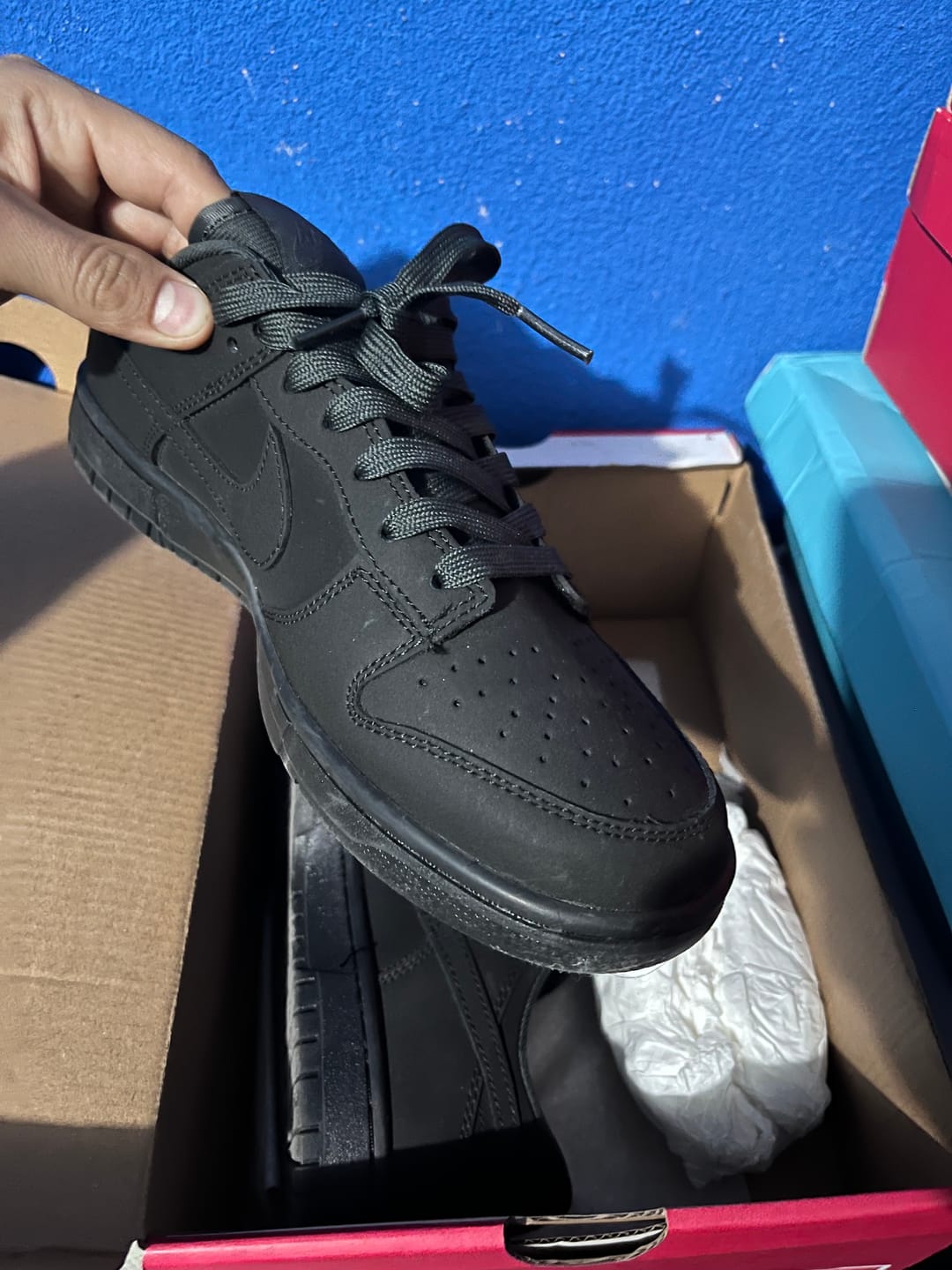 Customer photo review of Tenis Dunk Low Triple Black Importado