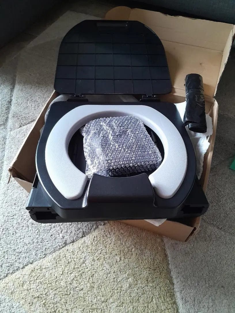Customer photo review of Toilettes Portables Pliables