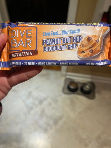 Customer photo review of CLEARANCE Peanut But Her Chocolate Chip - 5 bars