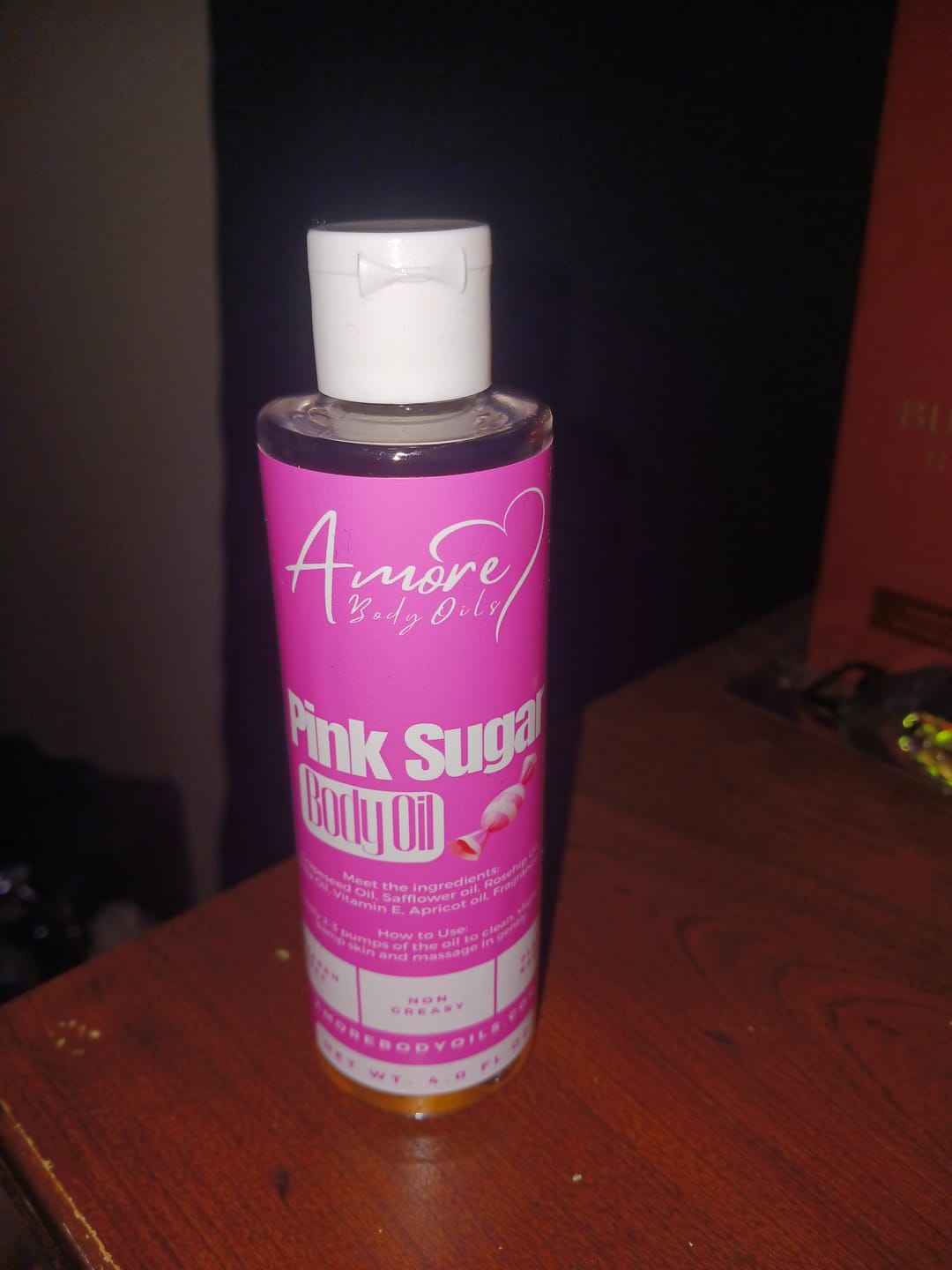 Customer photo review of Pink Sugar - Body Oil