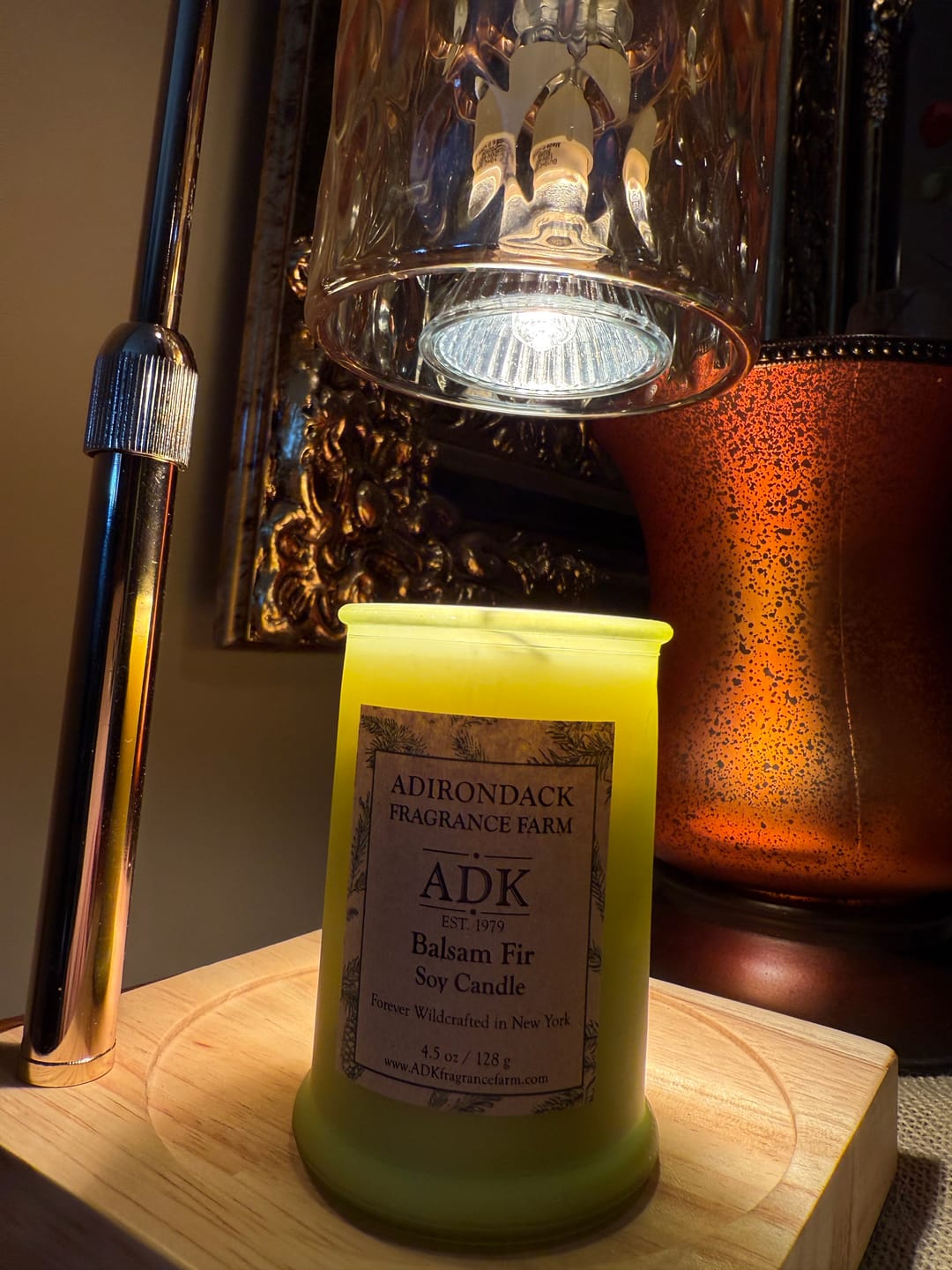 Customer photo review of Balsam Fir Candle