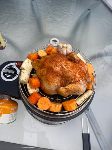 Customer photo review of COBB Grill Gas Bundle