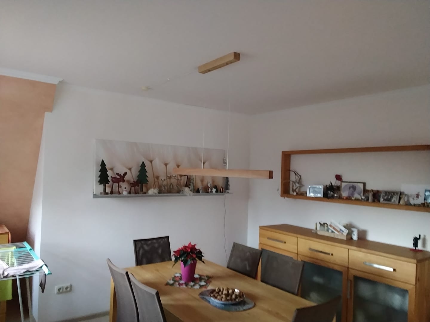 Customer photo review of Designer Pendelleuchte aus Massivholz, LED-Pendelleuchte - Tara
