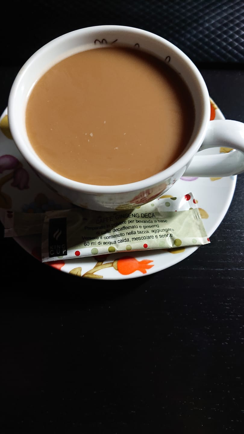 Customer photo review of 120 bustine di Caffè al ginseng  Deca da zuccherare
