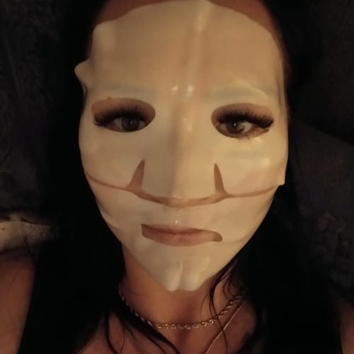 Customer photo review of Bio-Kollagen Gesichtsmaske