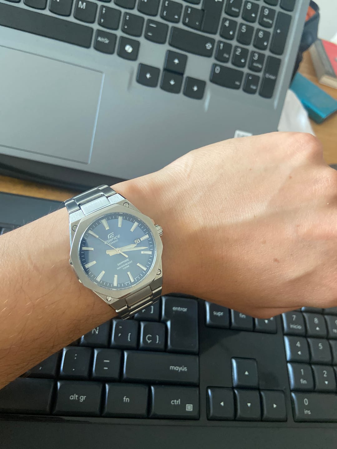 Customer photo review of Reloj Casio Edifice EFR-S108D-2AVU "Casioak" Metálico Sapphire