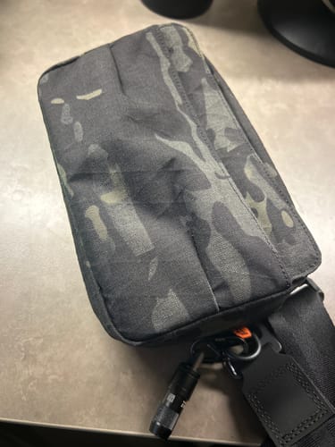 Customer photo of the Alpha Pack in Black Camo, from Mariteza N.'s review